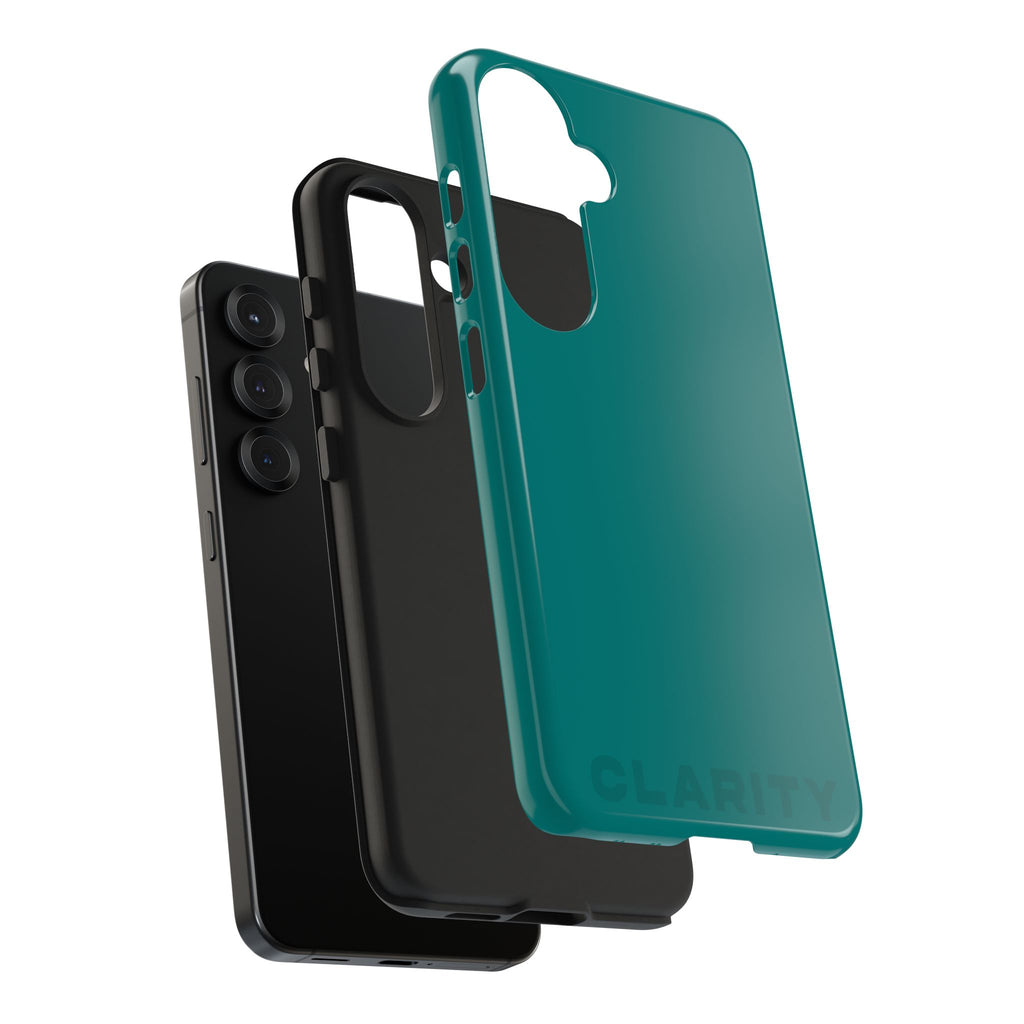 "CLARITY" Teal Power Hues Tough Samsung Case