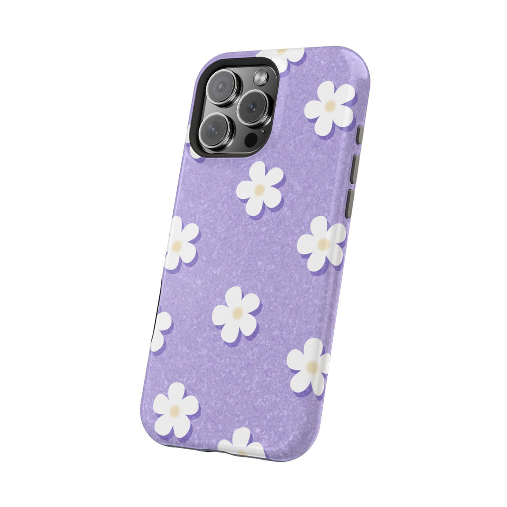 Daisy Daydream – Light Scatter Lavender MagSafe iPhone Case