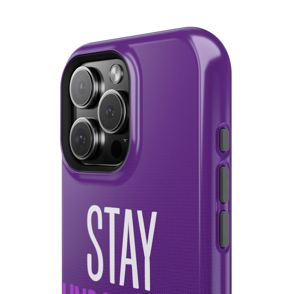"STAY UNBOTHERED" Bold Type MagSafe iPhone Case