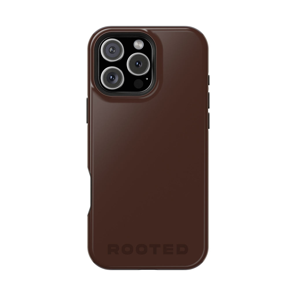 "ROOTED" Chocolate Luxe Power Hues  MagSafe iPhone Case