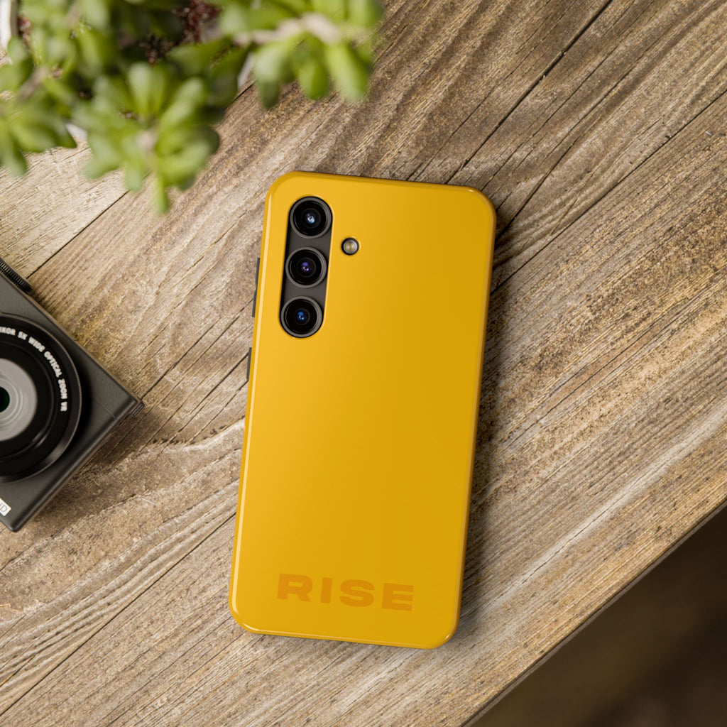 "RISE" Solar Yellow Power Hues Tough Samsung Case
