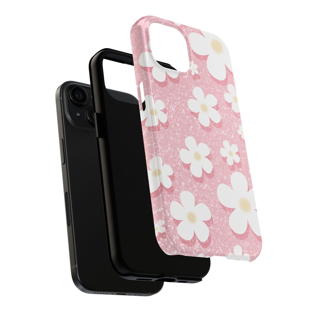 Daisy Daydream – Blush Pink Tough iPhone Case