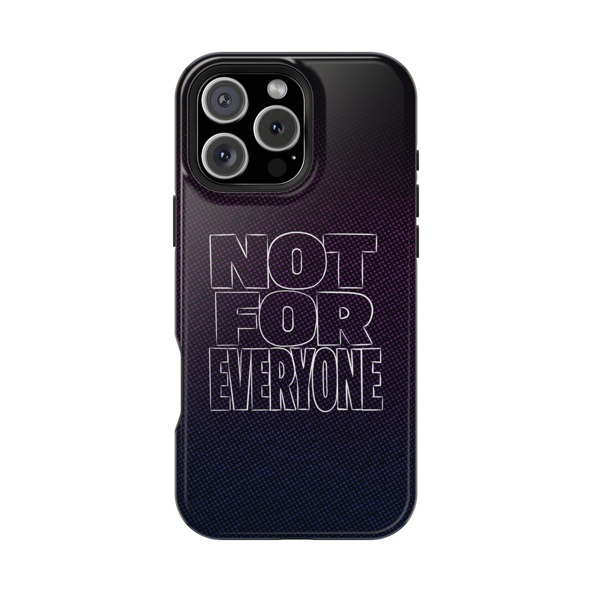 "NOT FOR EVERYONE" Bold Type MagSafe iPhone Case