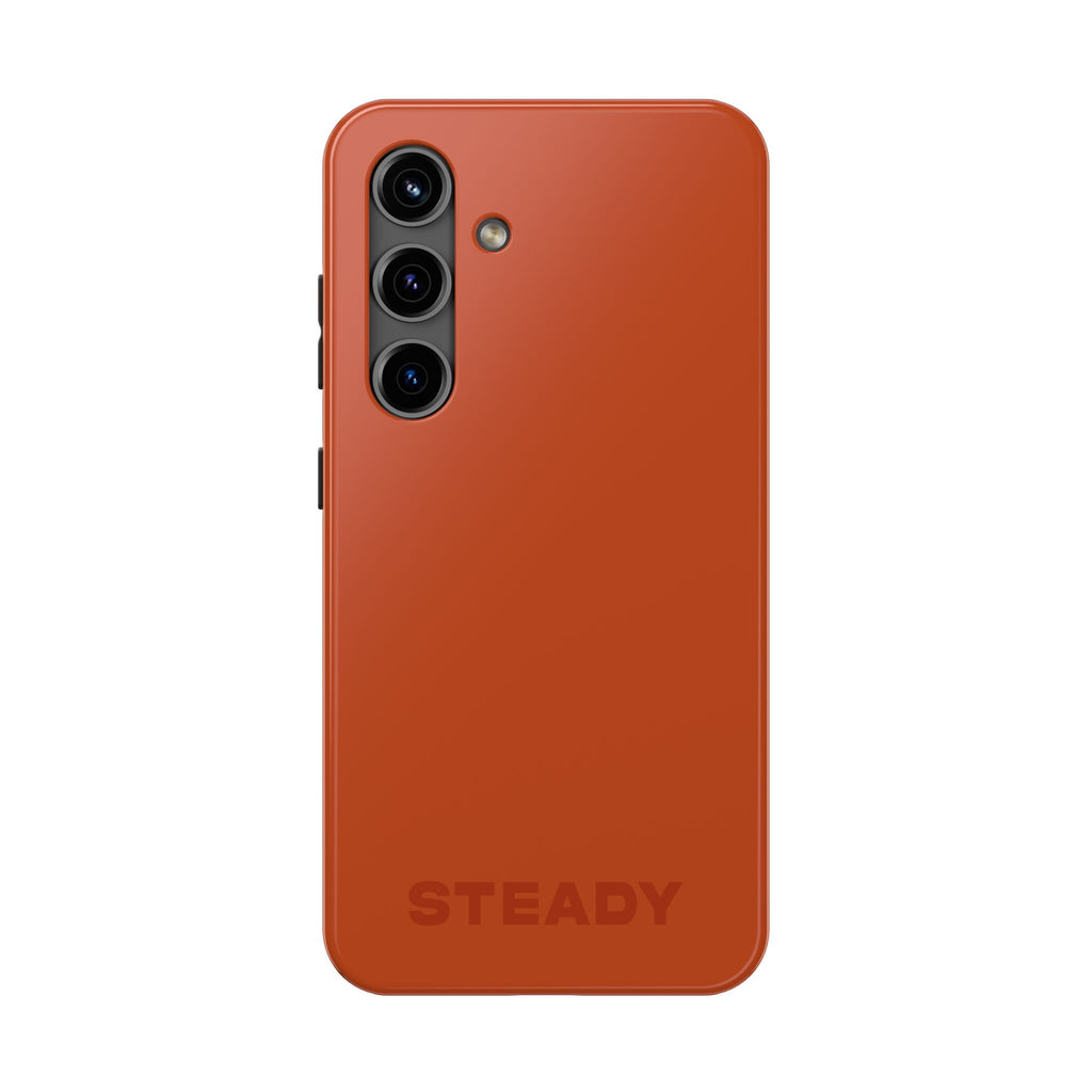 "STEADY" Burnt Orange Power Hues Tough Samsung Case