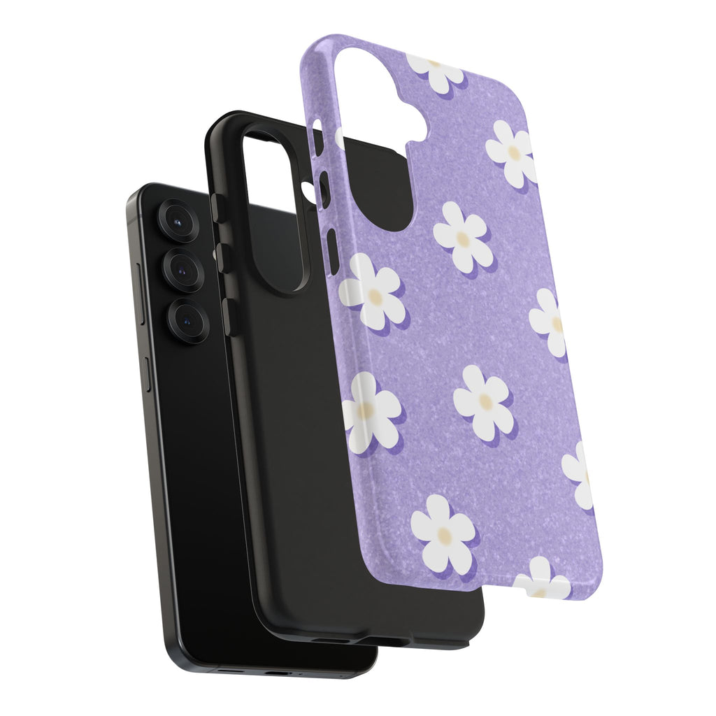 Daisy Daydream – Light Scatter Lilac Tough Samsung Case