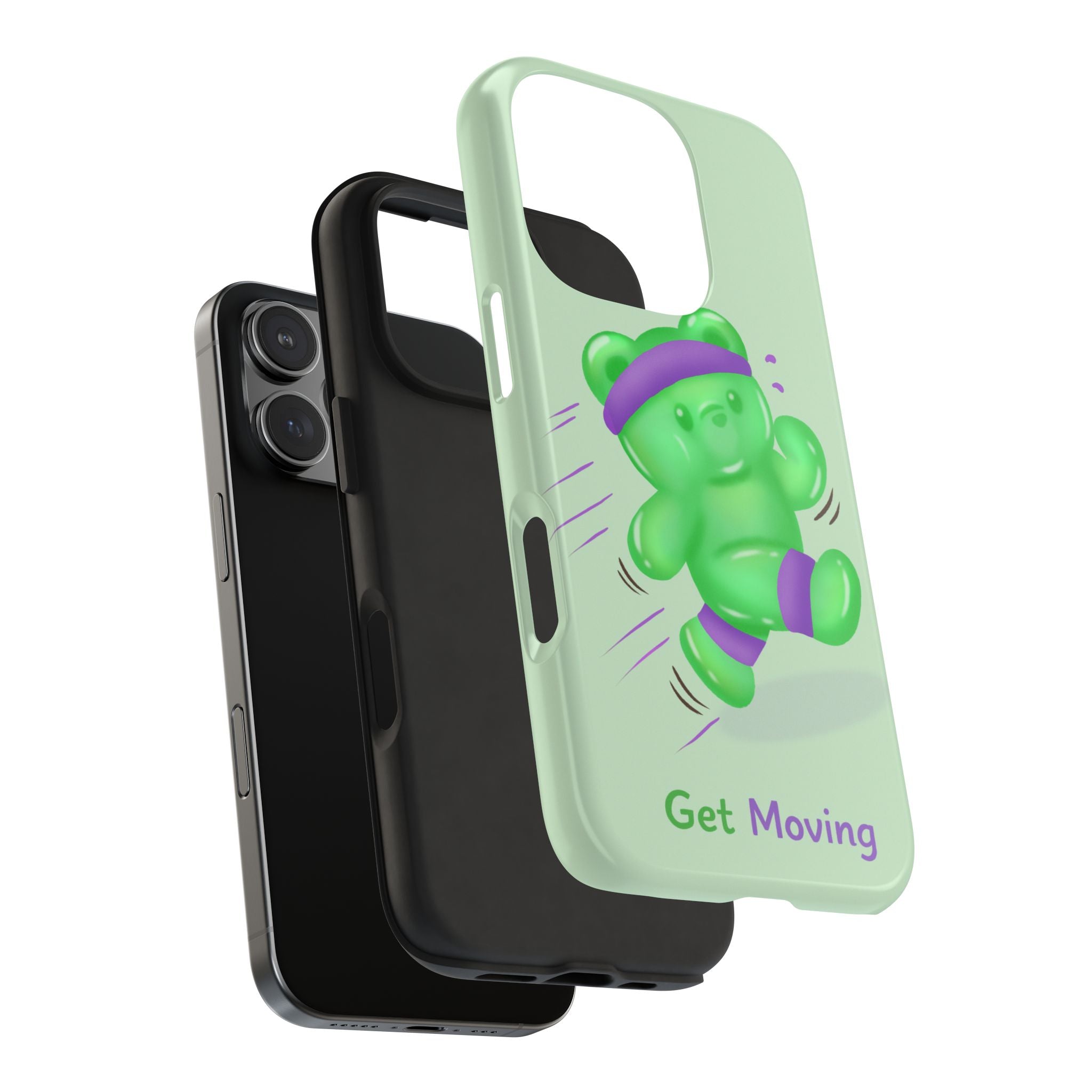 "Get Moving"  Gummy Life Tough iPhone Case
