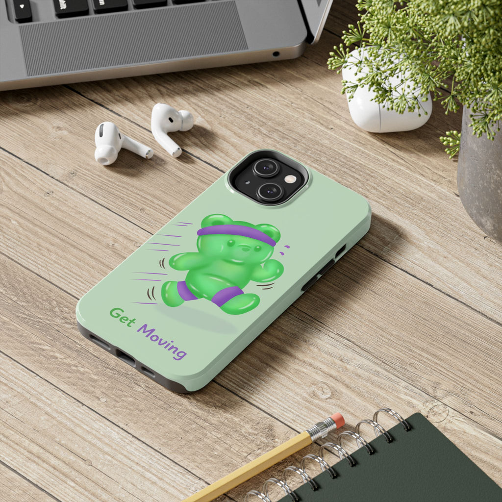 "Get Moving"  Gummy Life Tough iPhone Case