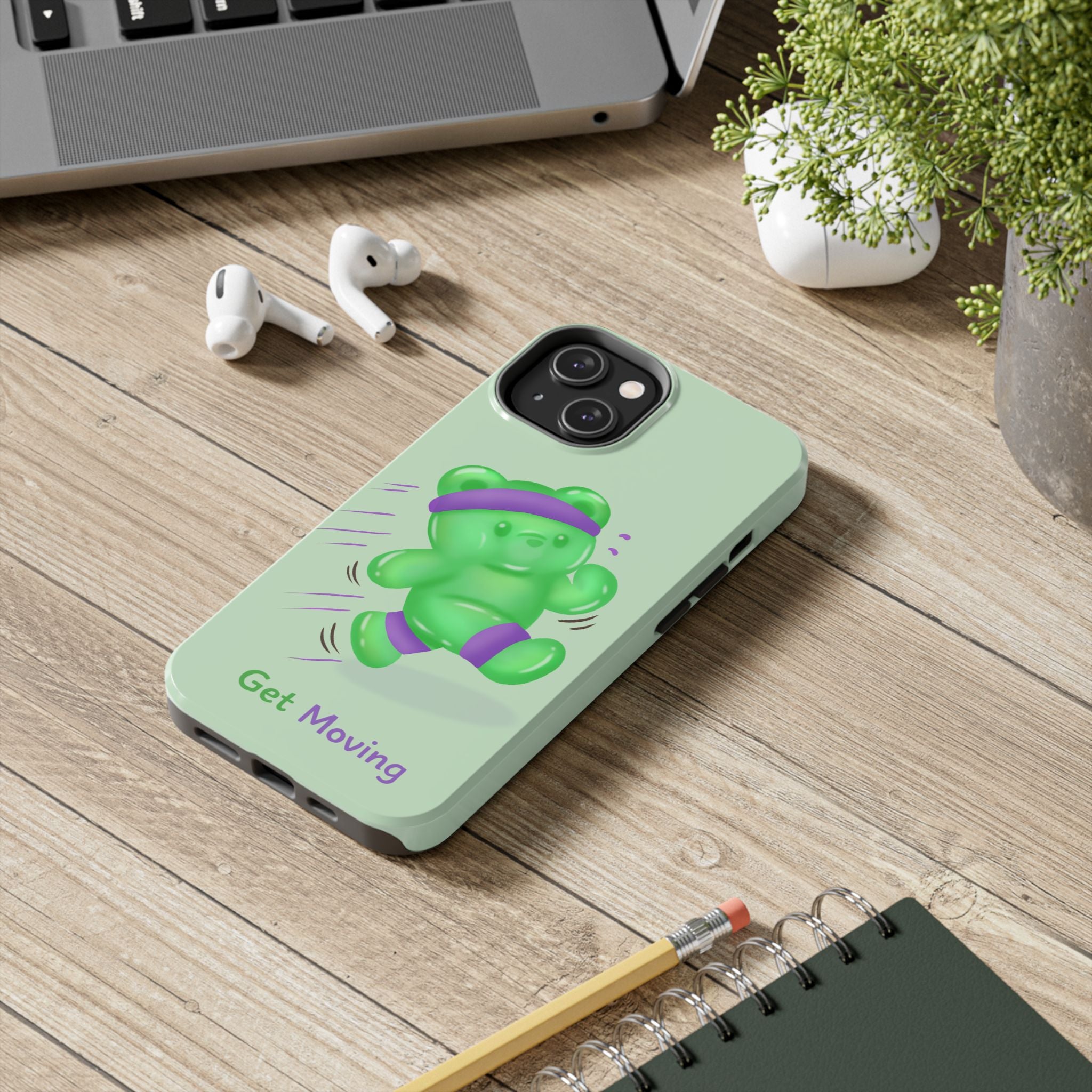 "Get Moving"  Gummy Life Tough iPhone Case