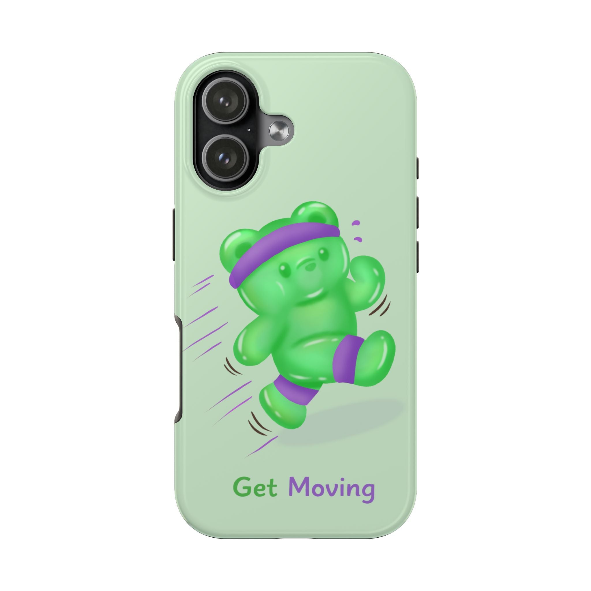 "Get Moving"  Gummy Life Tough iPhone Case