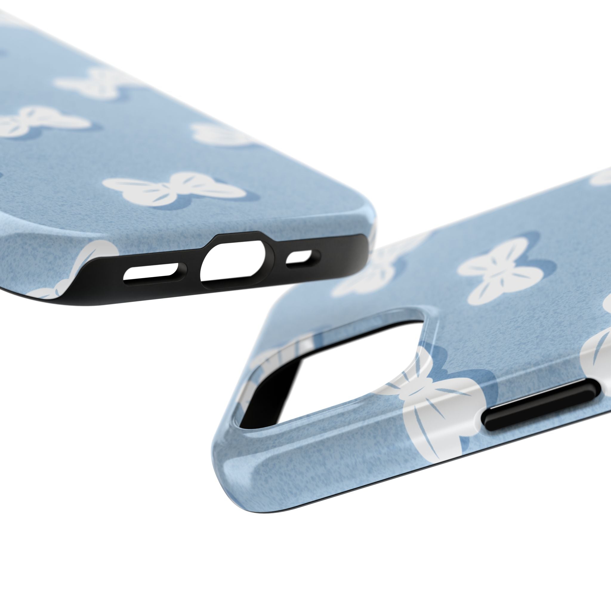 Bow Babe – Soft Sky Blue Tough iPhone Case