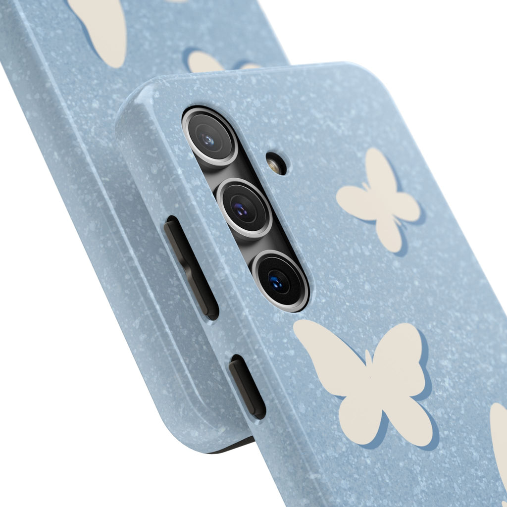 Butterfly Whispers Tough Samsung Case - Blue