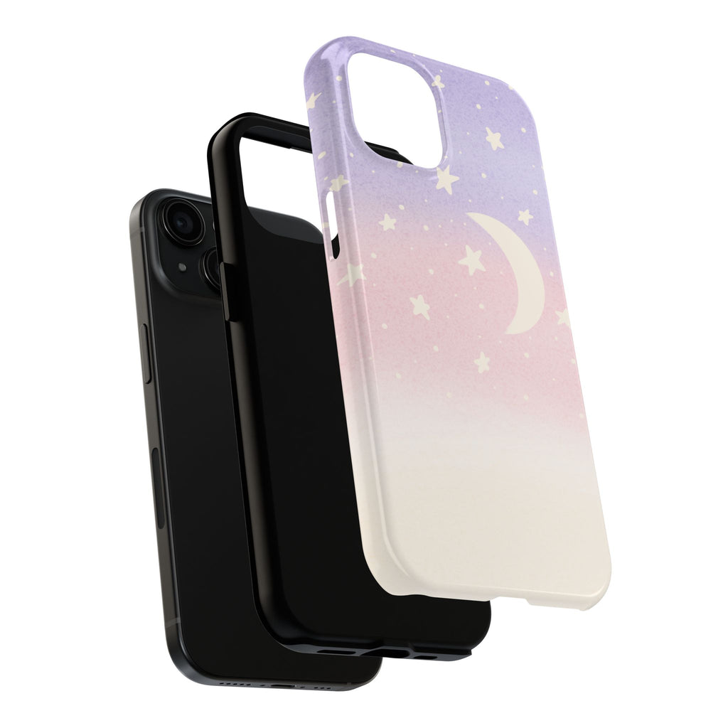 Moonlight Fade Pastel Celestial Tough iPhone Case