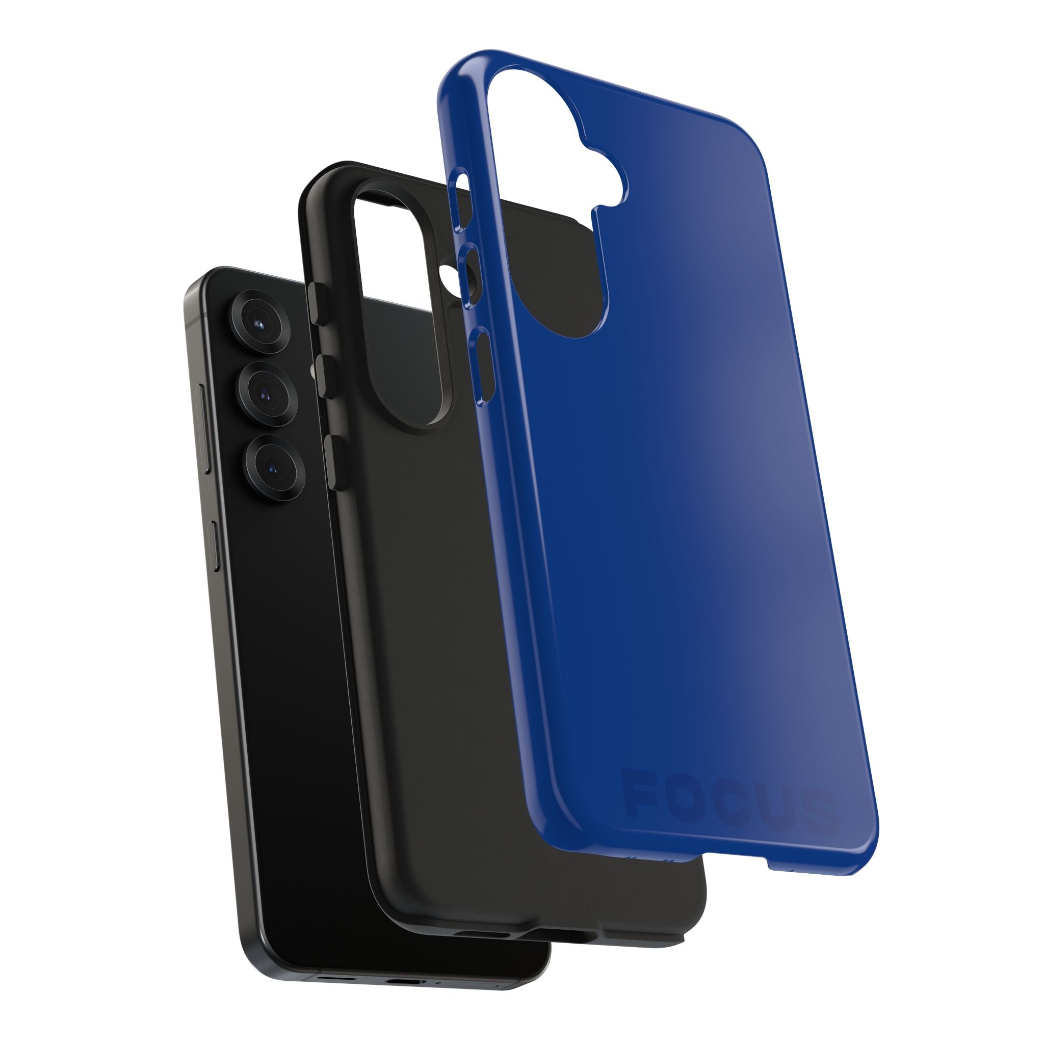 "FOCUS" Cobalt Blue Power Hues Tough Samsung Case