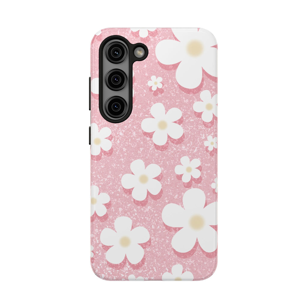 Daisy Daydream – Blush Pink Tough Samsung Case