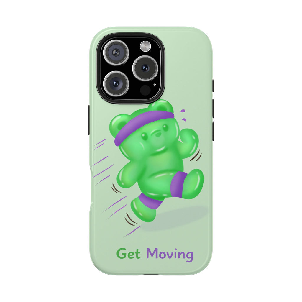 "Get Moving"  Gummy Life Tough iPhone Case
