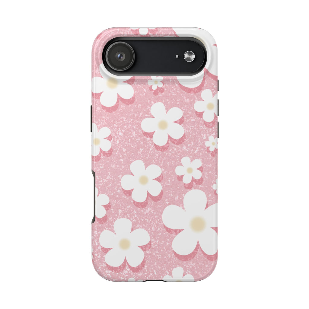 Daisy Daydream – Blush Pink Tough iPhone Case