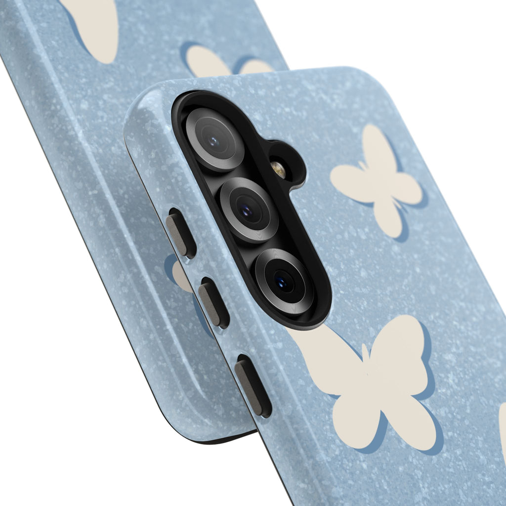Butterfly Whispers Tough Samsung Case - Blue