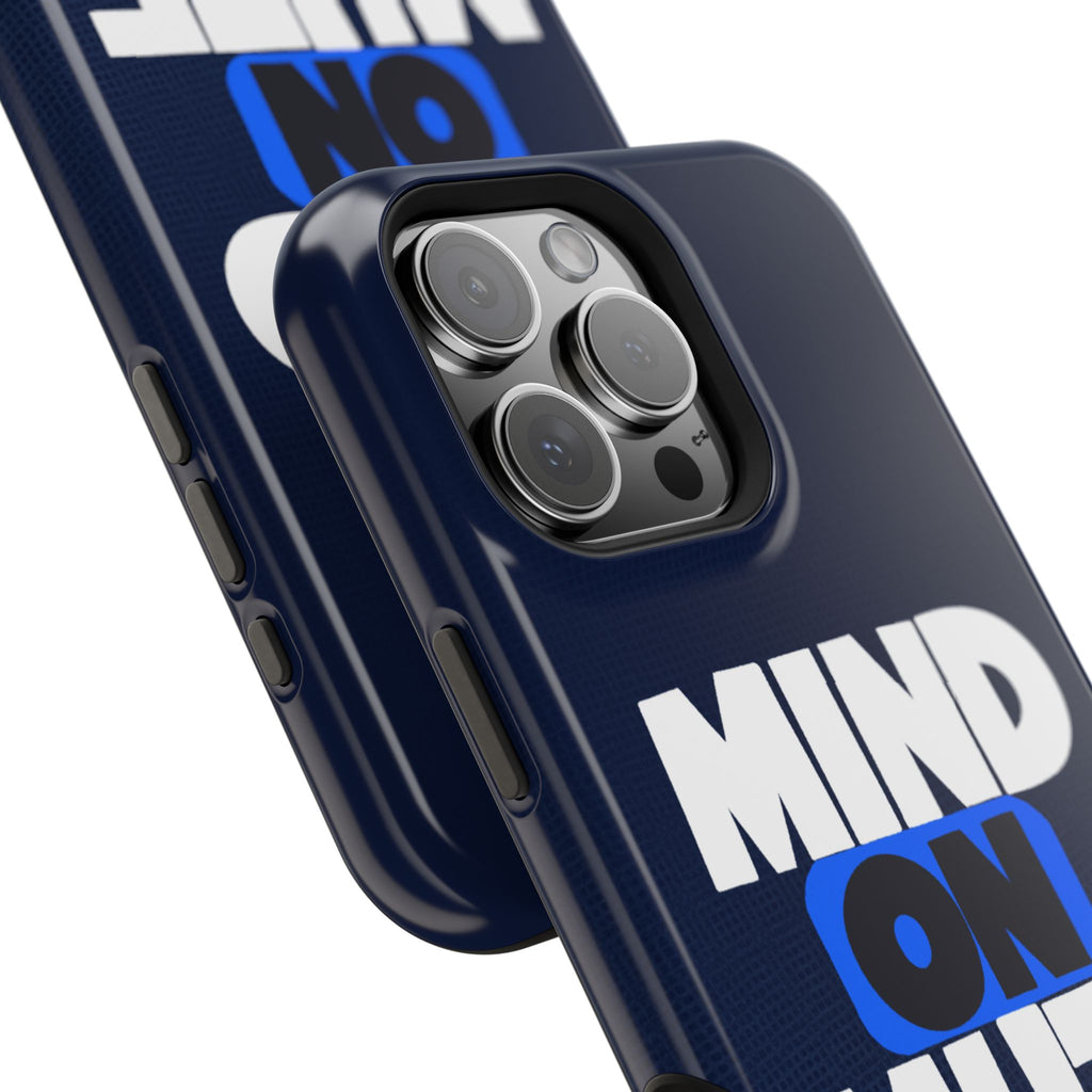 "MIND ON MUTE" Bold Type MagSafe iPhone Case
