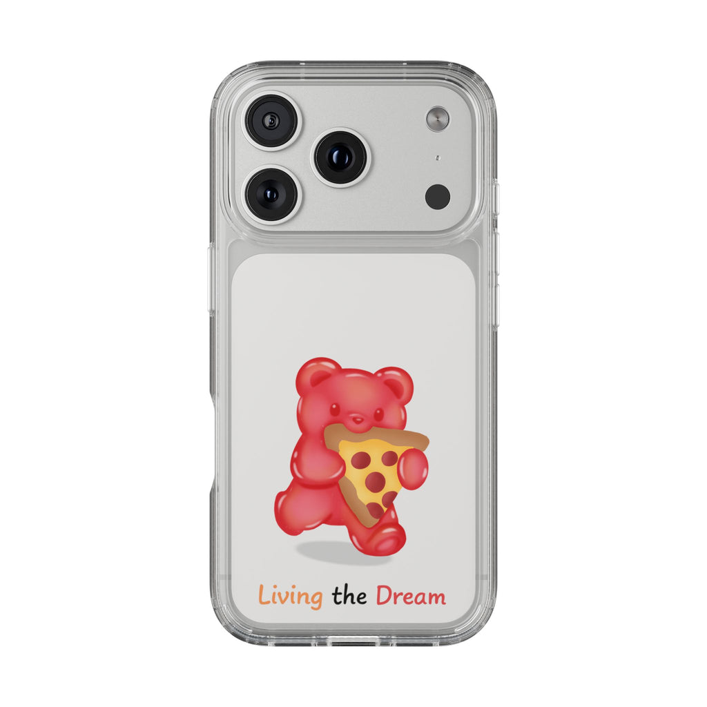 "Living the Dream" Gummy Life Clear Phone Case