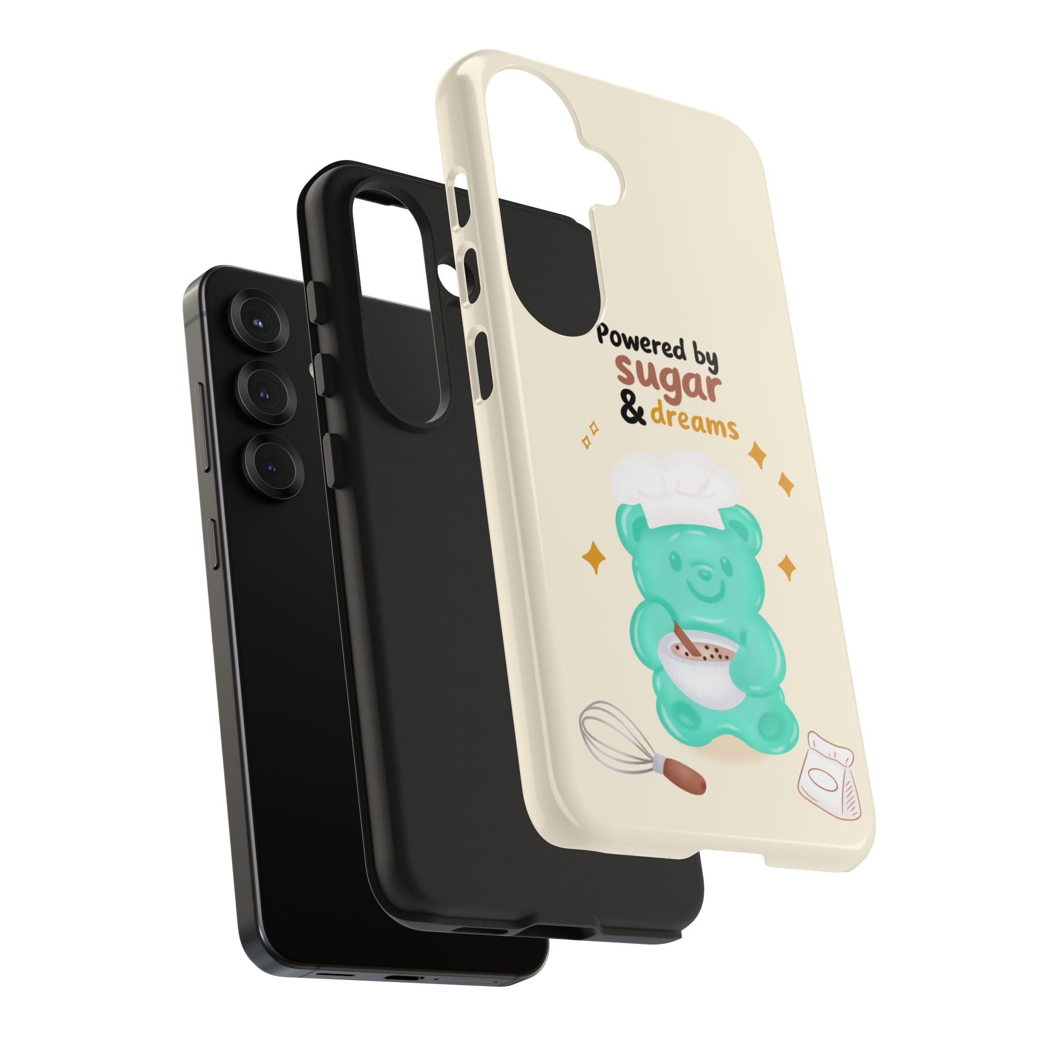 "Powered by Sugar & Dreams"  Gummy Life Tough Samsung Case