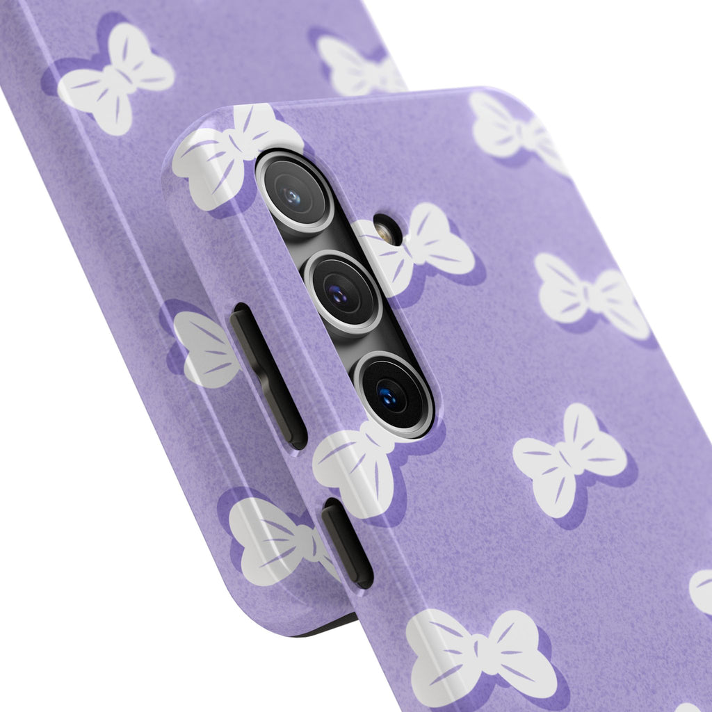 Bow Babe – Soft Sky Blue Tough Samsung Case