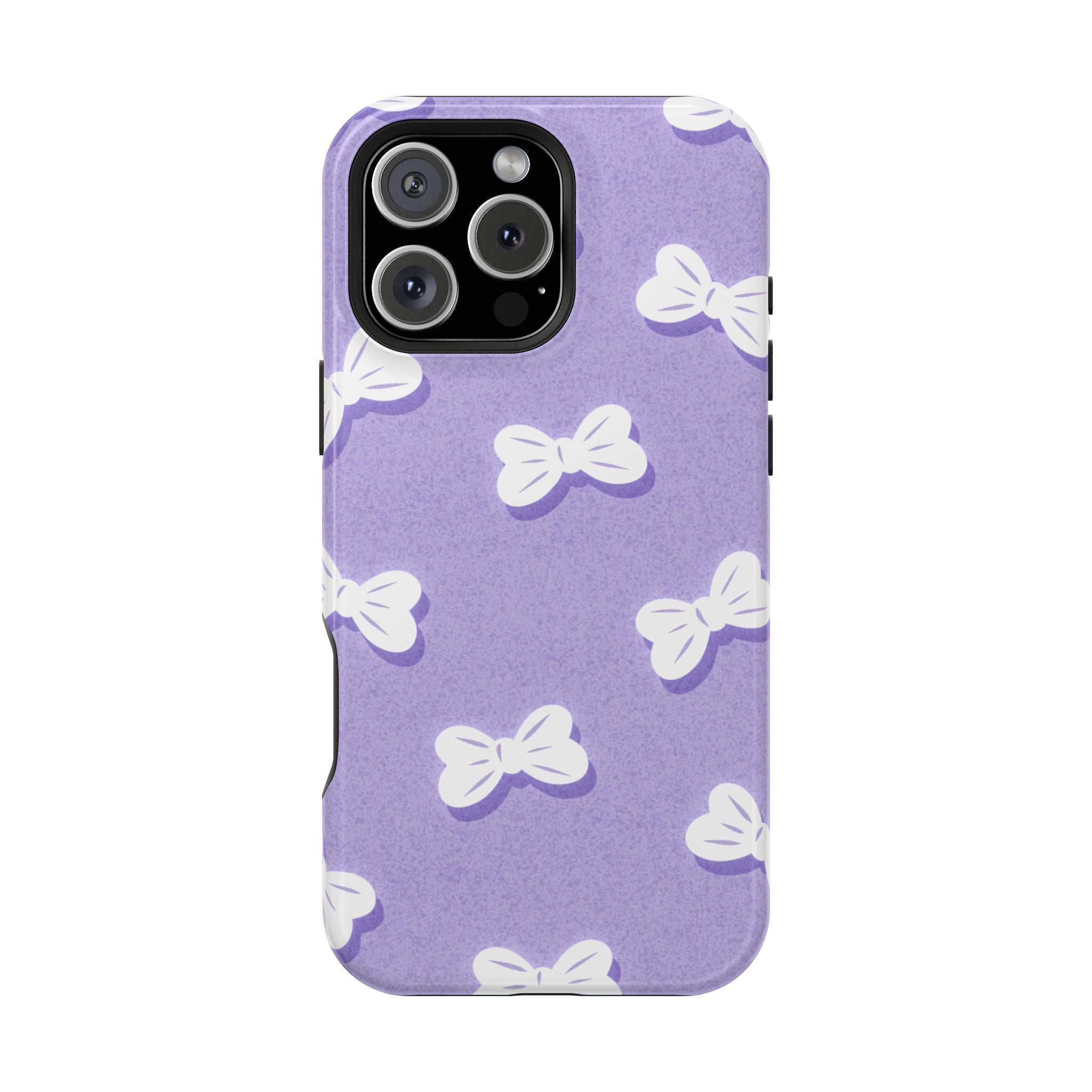 Bow Babe – Soft Sky Lavender MagSafe iPhone Case