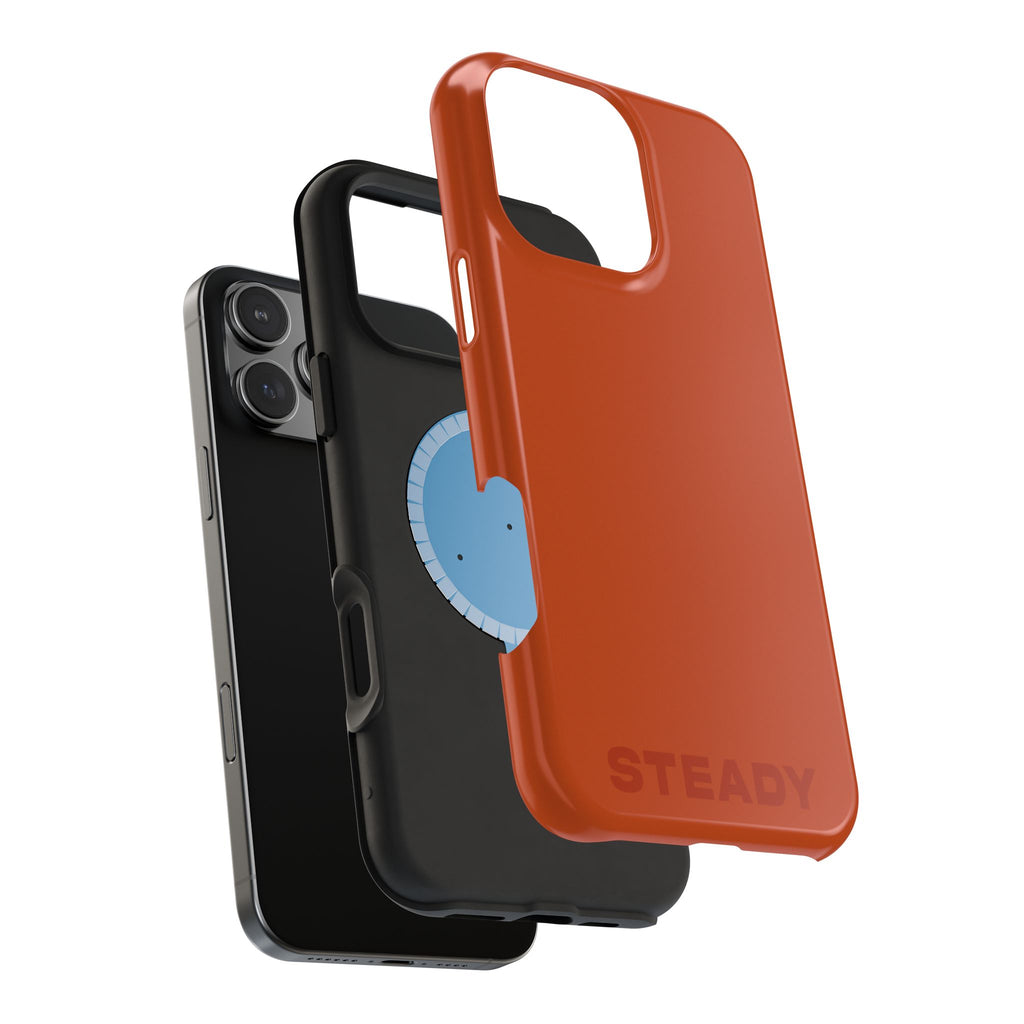 "STEADY" Burnt Orange Power Hues  MagSafe iPhone Case