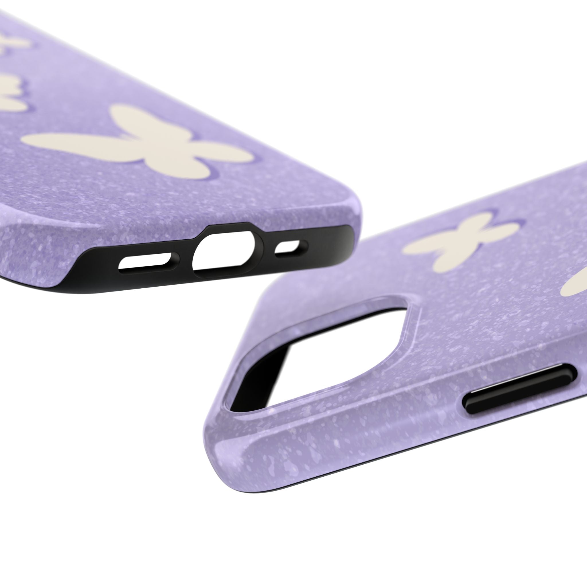 Butterfly Whisper – Lavender Tough iPhone Case