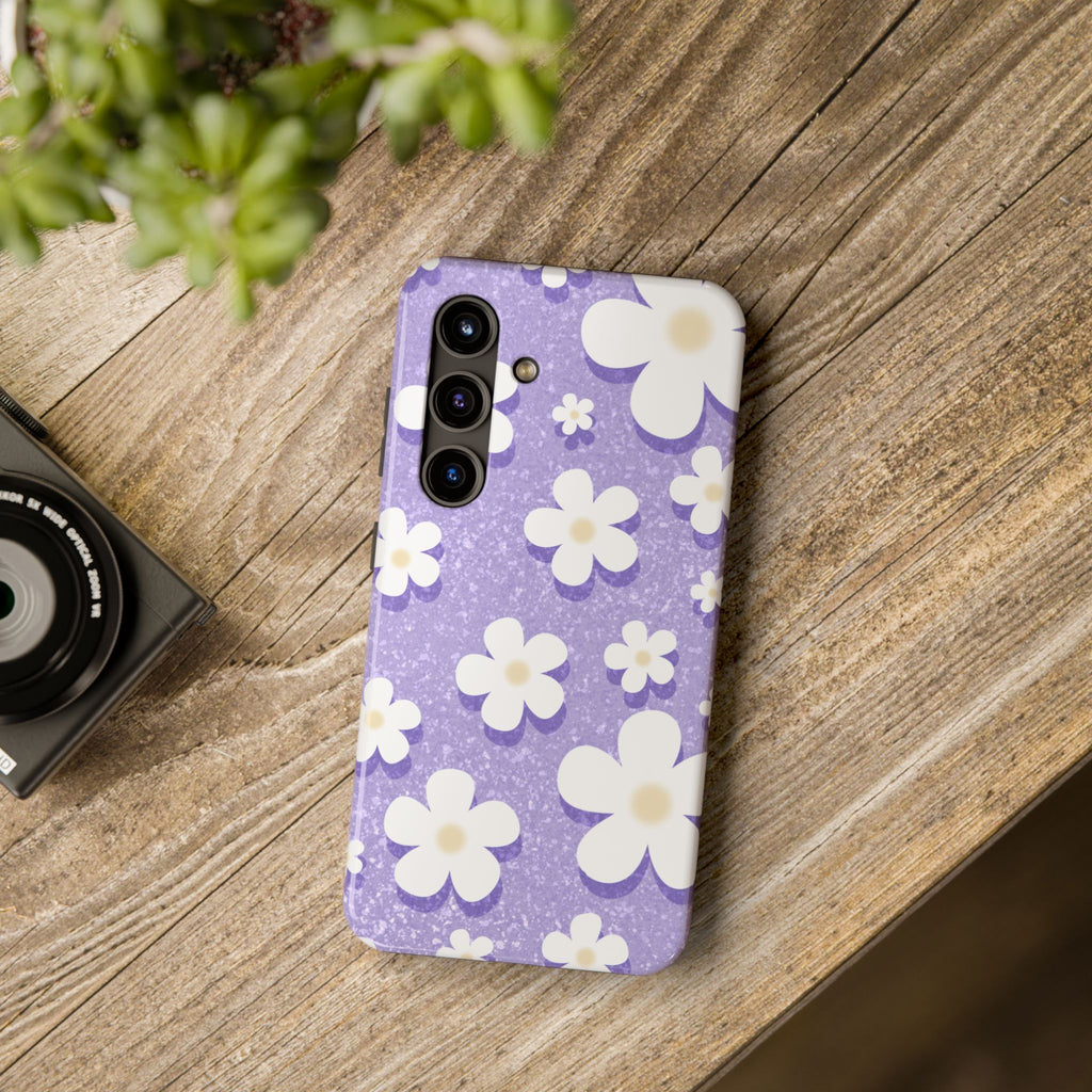 Daisy Daydream – Soft Lilac Tough Samsung Case
