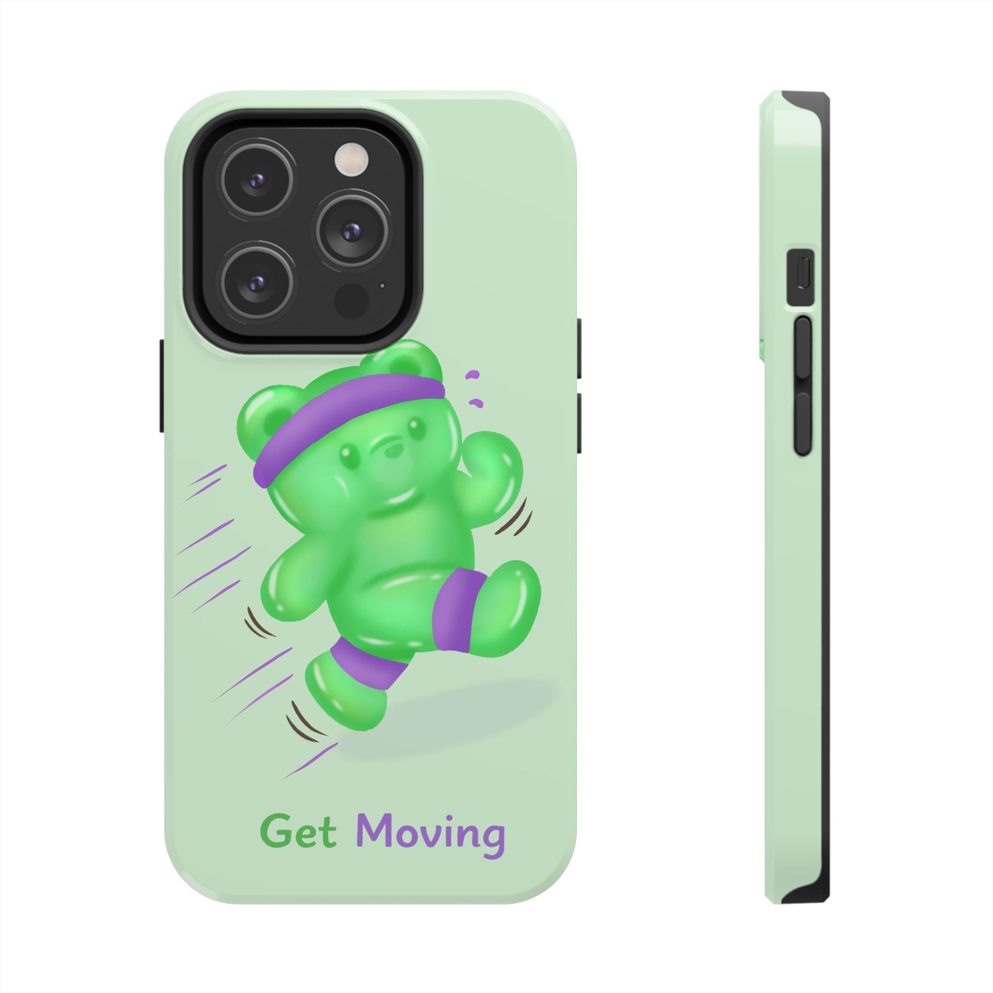 "Get Moving"  Gummy Life Tough iPhone Case