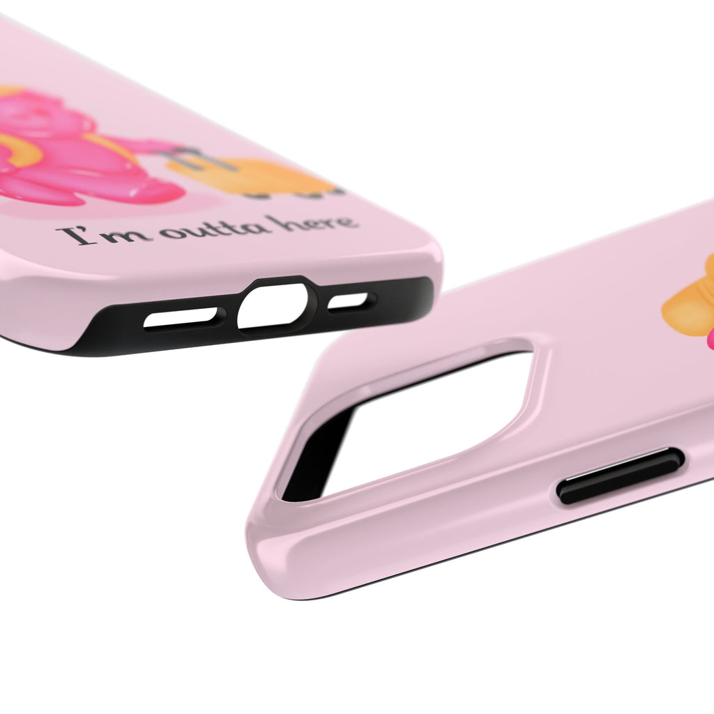"I'm Outta Here" Gummy Life Tough iPhone Case