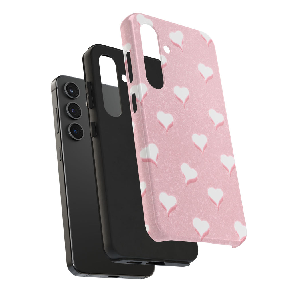 Blush Heart Glow – Blush Pink Tough Samsung Case