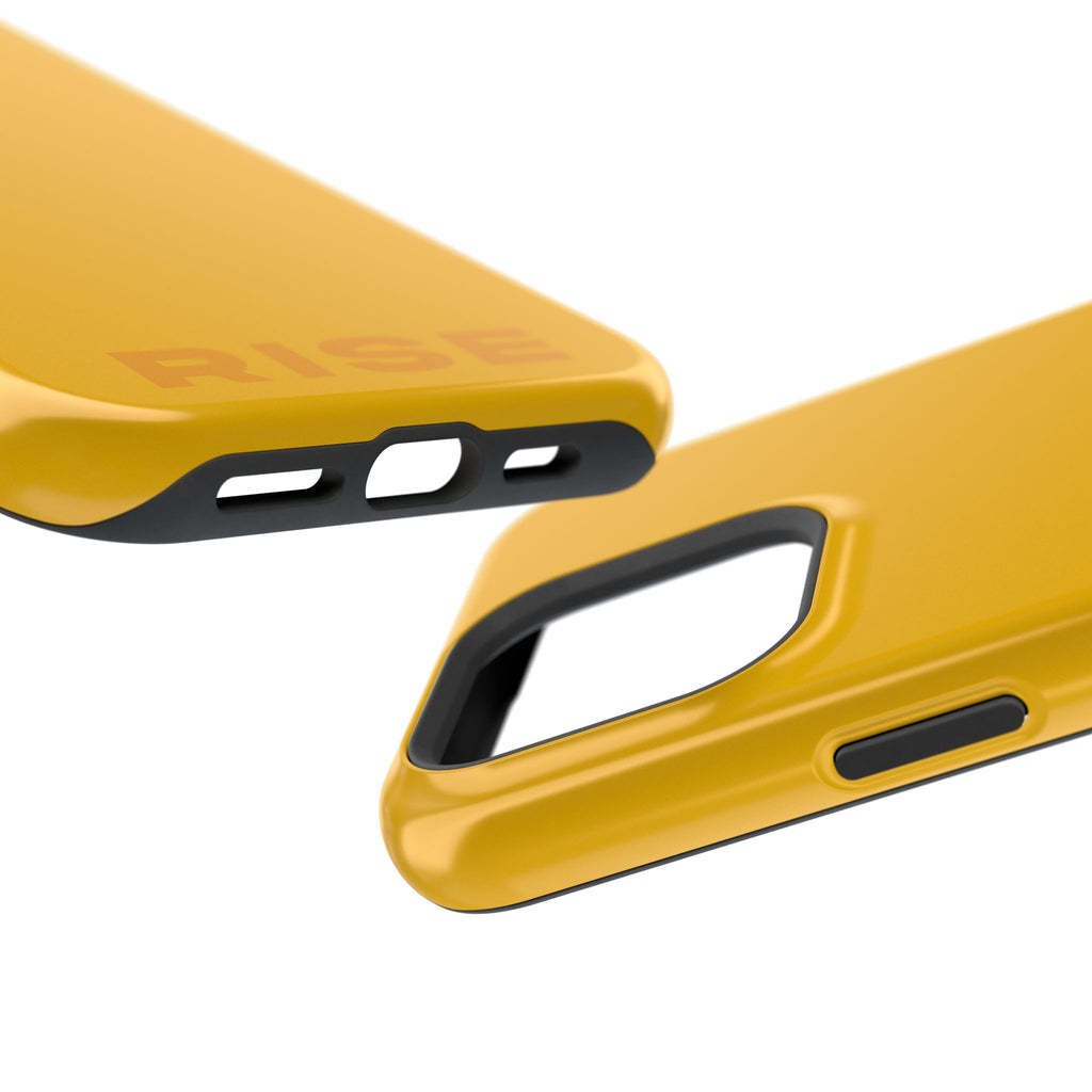 "RISE" Solar Yellow Power Hues  MagSafe iPhone Case