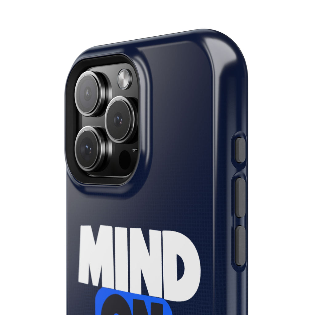 "MIND ON MUTE" Bold Type MagSafe iPhone Case