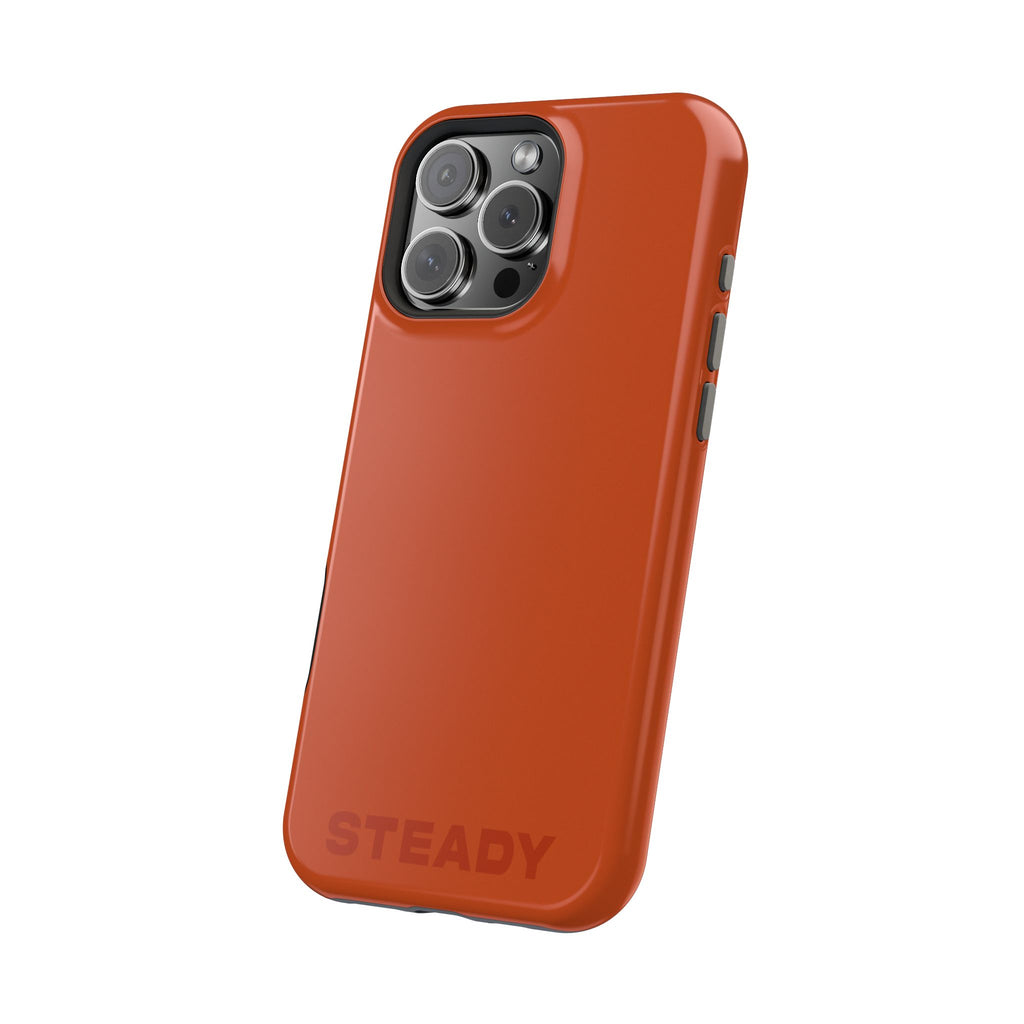 "STEADY" Burnt Orange Power Hues  MagSafe iPhone Case