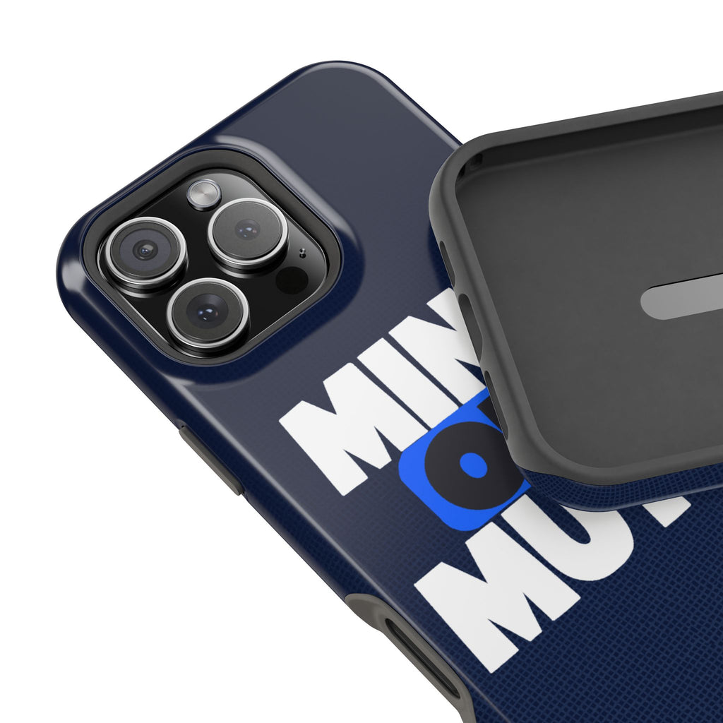 "MIND ON MUTE" Bold Type MagSafe iPhone Case
