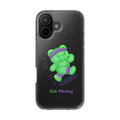 "Get Moving"  Gummy Life Clear Phone Case