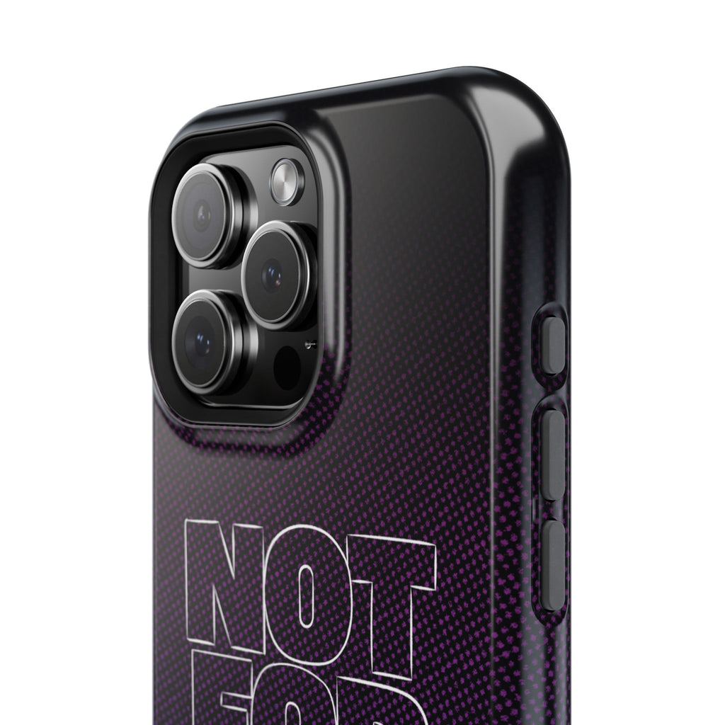 "NOT FOR EVERYONE" Bold Type MagSafe iPhone Case