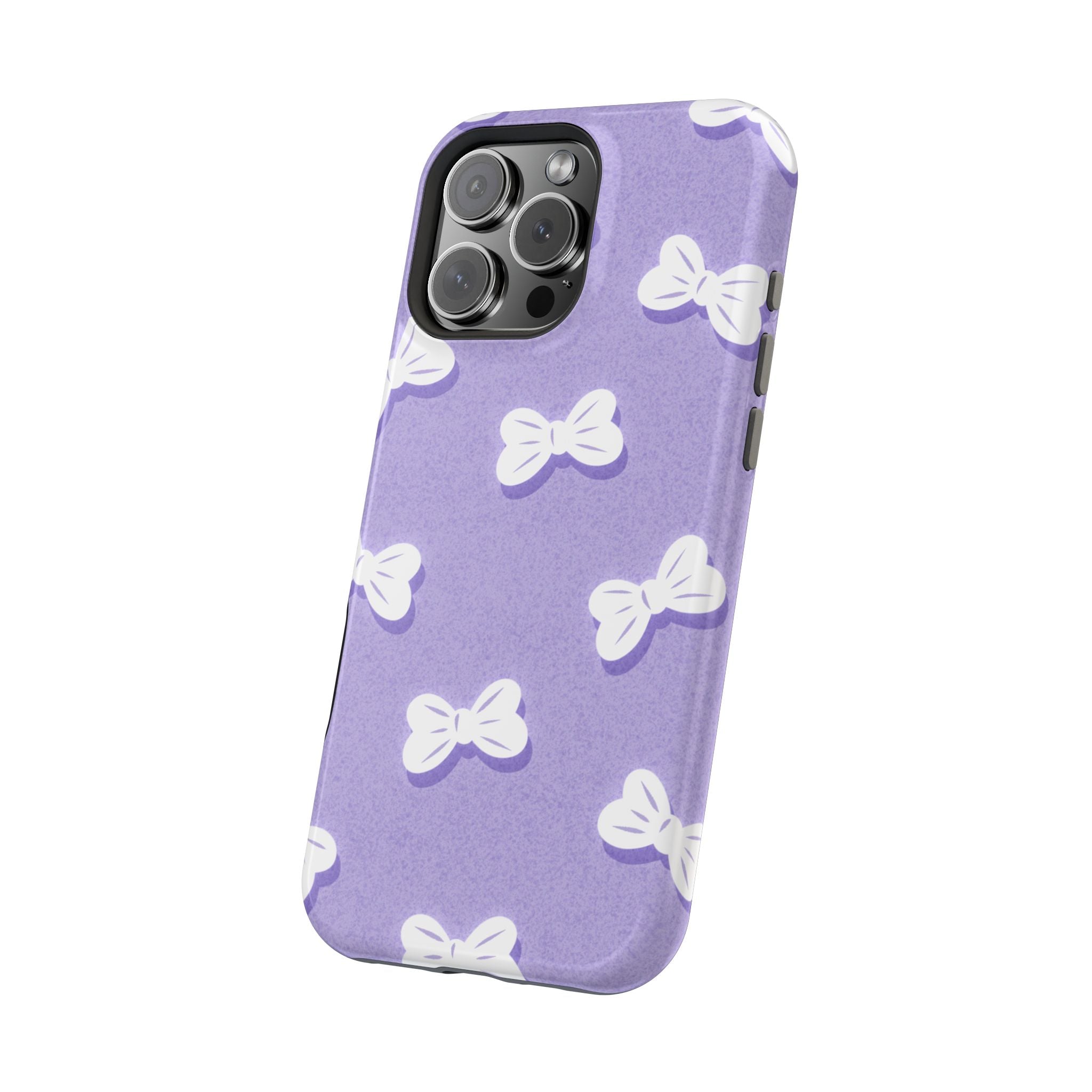 Bow Babe – Soft Sky Lavender MagSafe iPhone Case