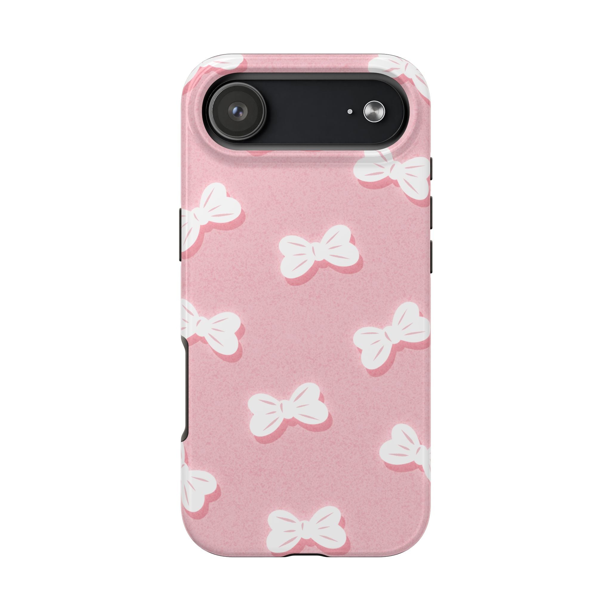 Bow Babe – Blush Pink Tough iPhone Case