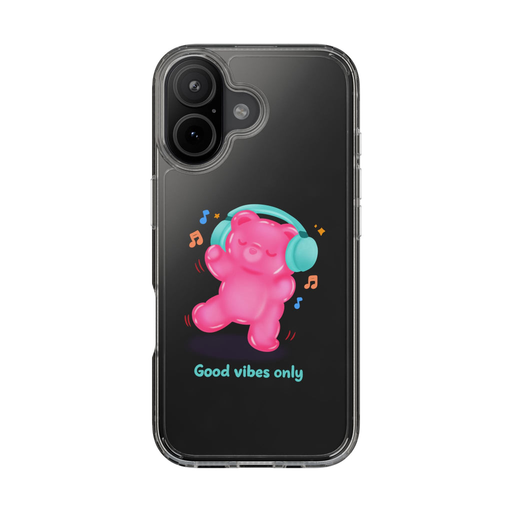 "Good Vibes Only" Gummy Life Clear Phone Case