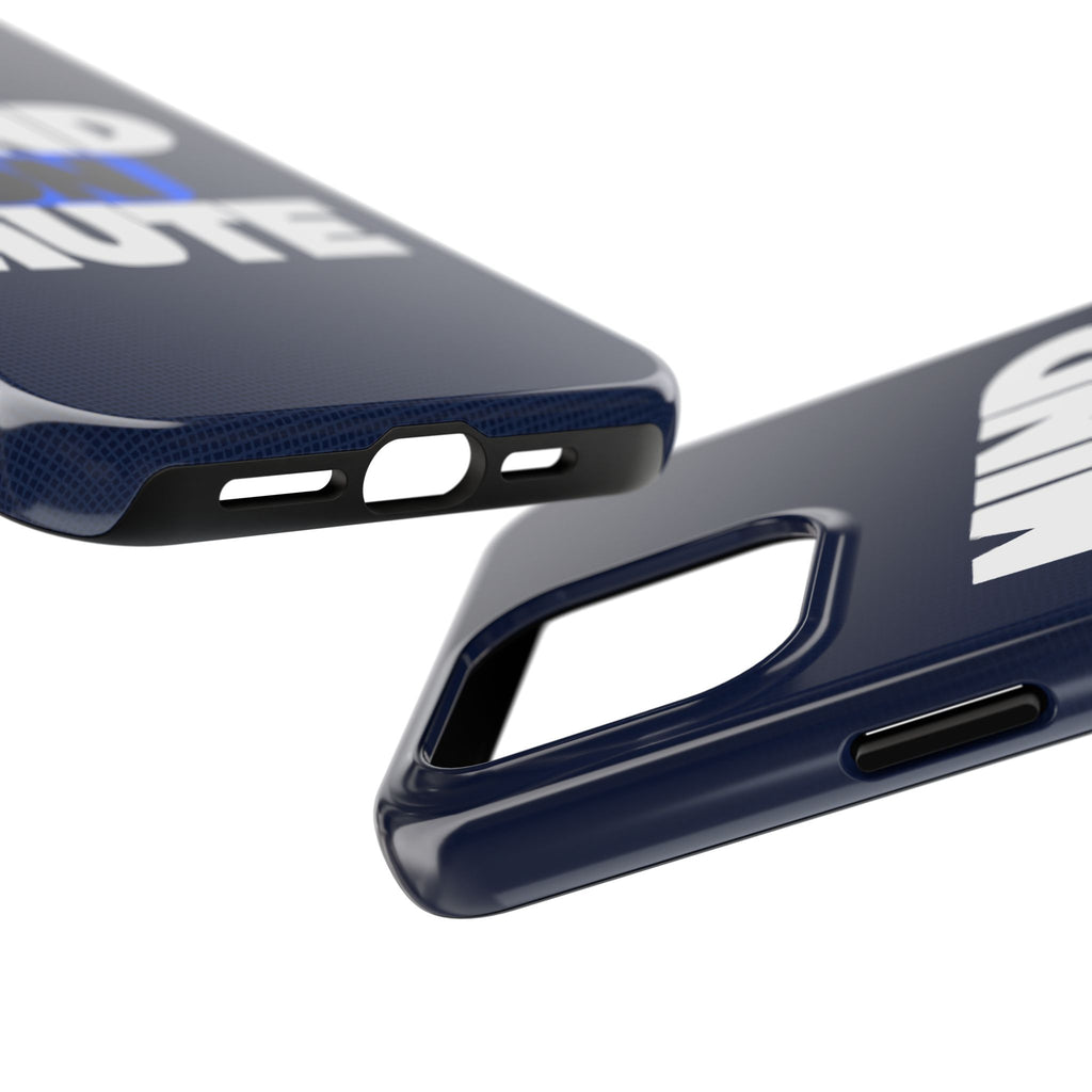 "MIND ON MUTE" Bold Type Tough iPhone Case