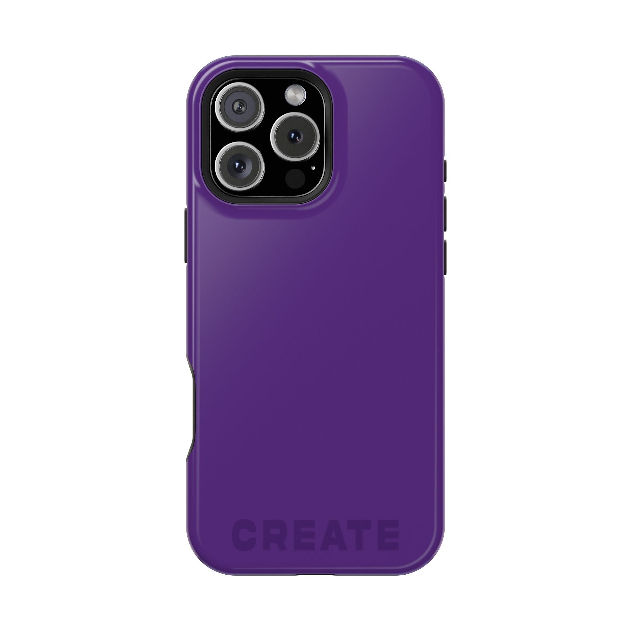 "CREATE" Purple Power Hues  MagSafe iPhone Case