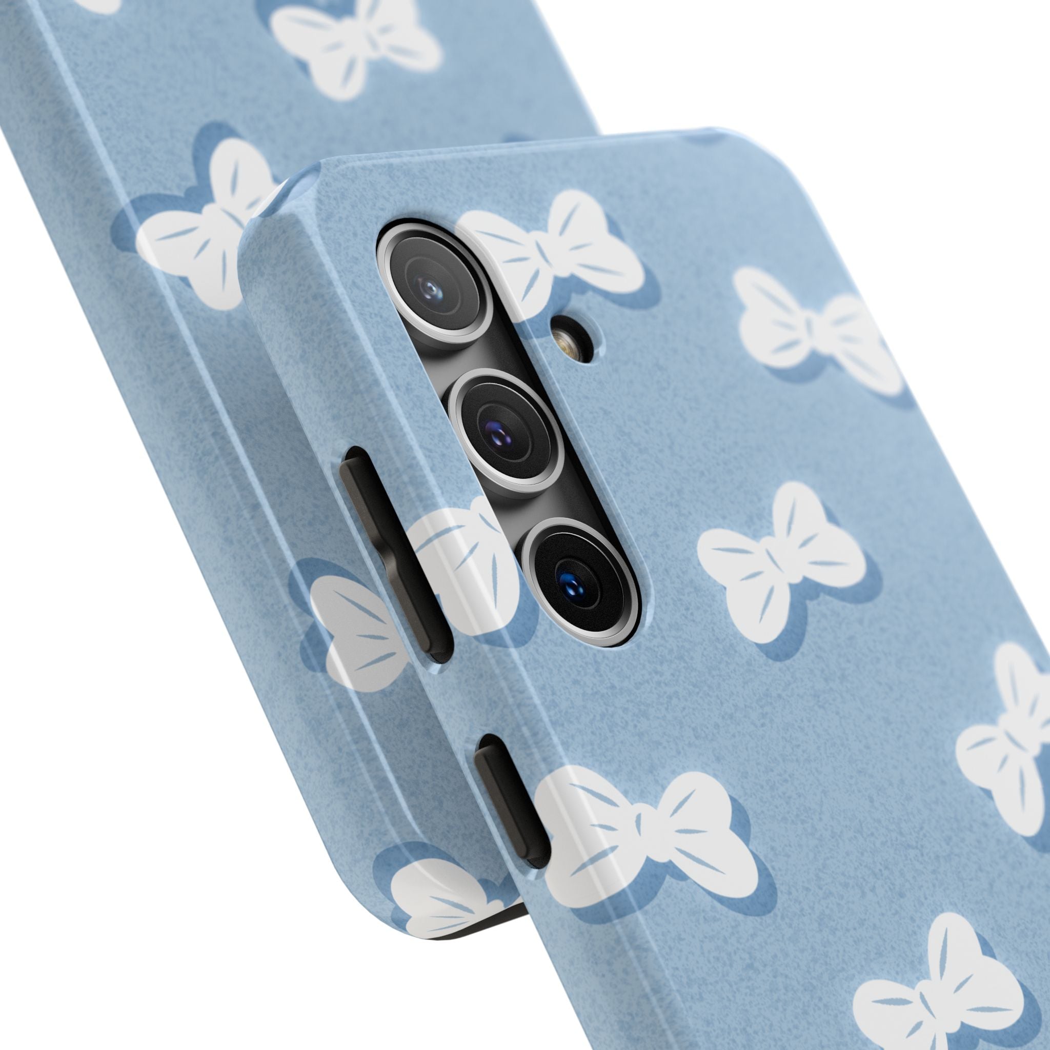 Bow Babe – Soft Sky Blue Tough Samsung Case