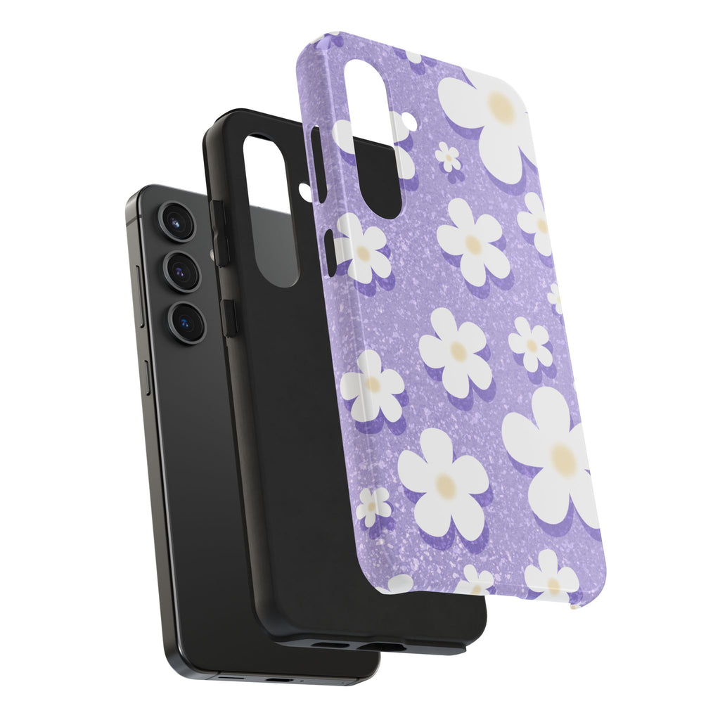 Daisy Daydream – Soft Lilac Tough Samsung Case