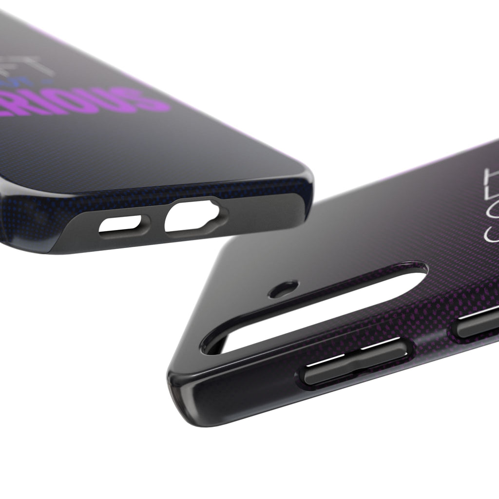 "Soft But Serious" Bold Type Tough Samsung Case