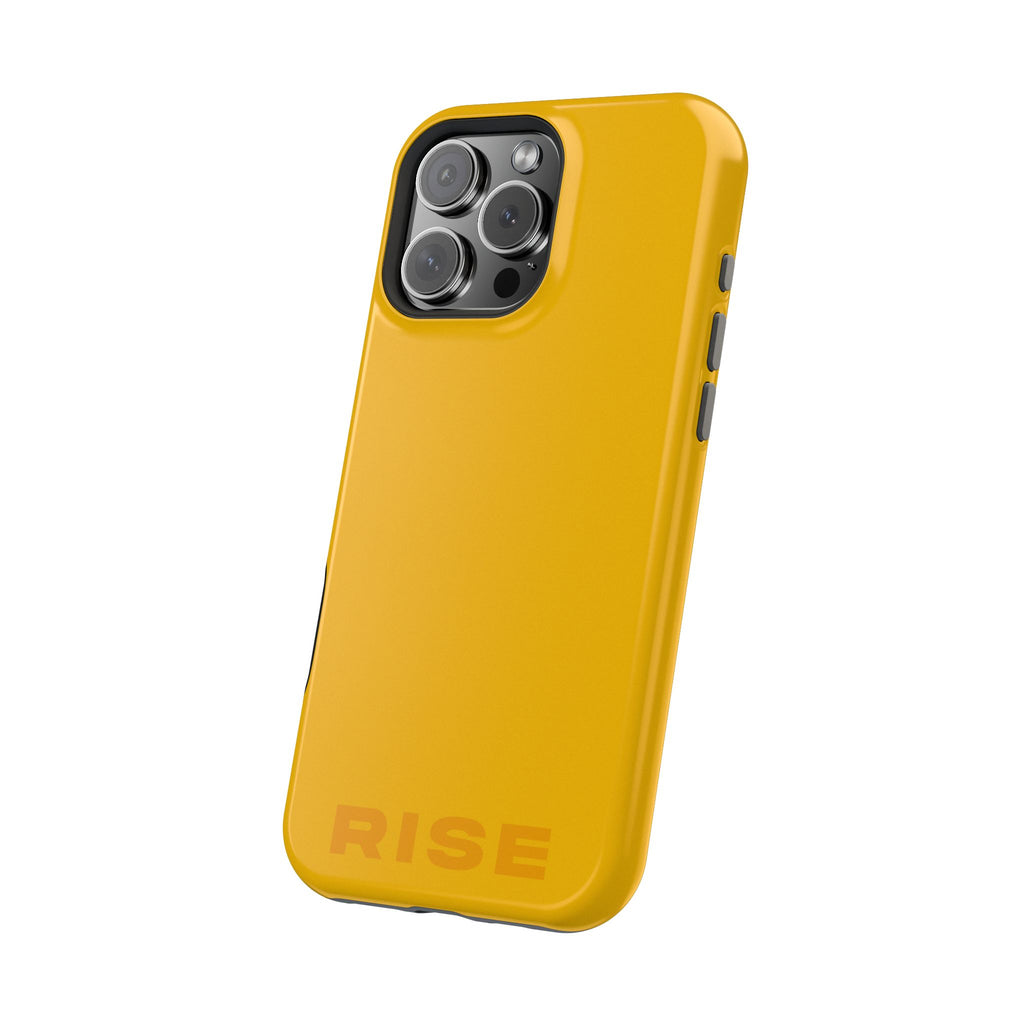 "RISE" Solar Yellow Power Hues  MagSafe iPhone Case