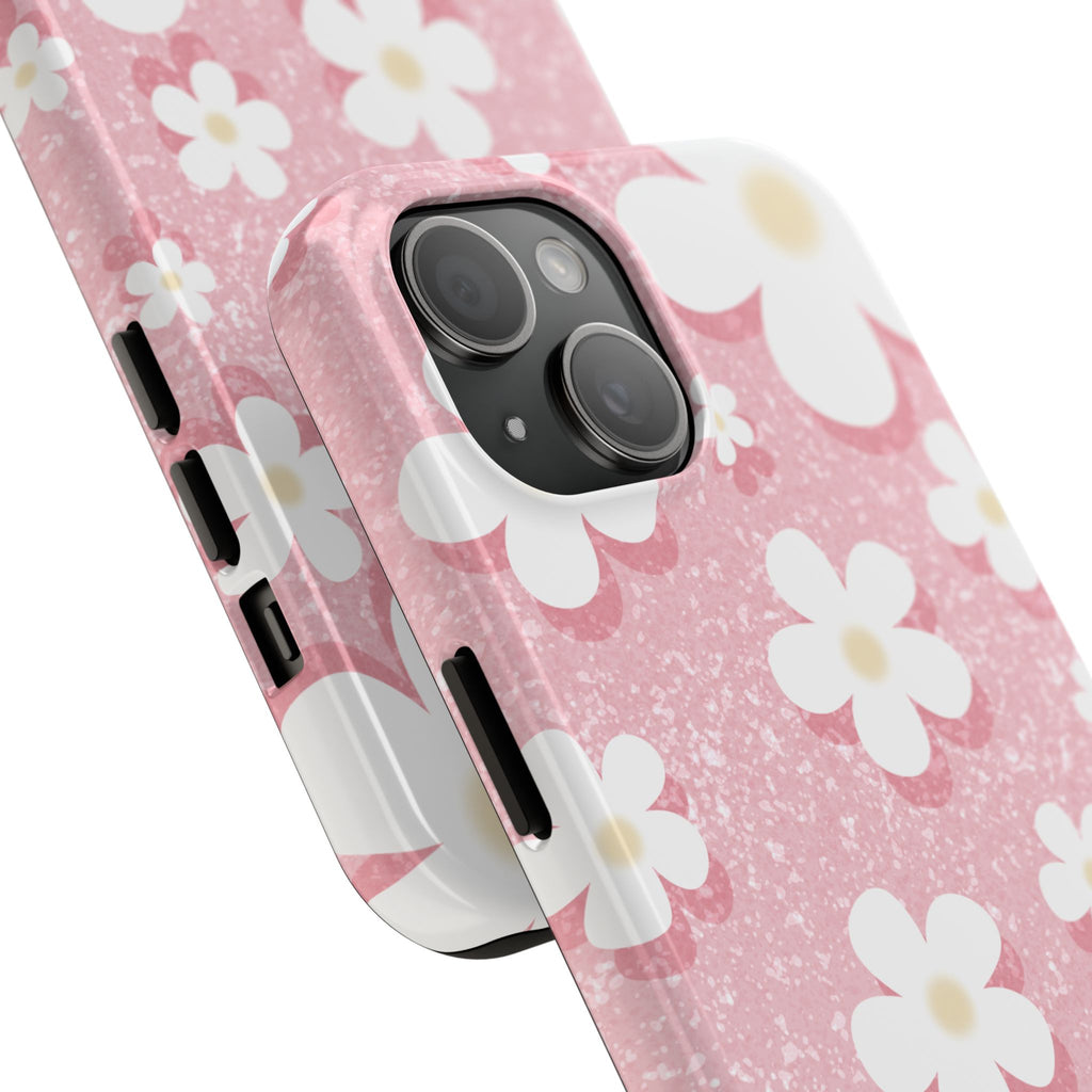 Daisy Daydream – Blush Pink Tough iPhone Case