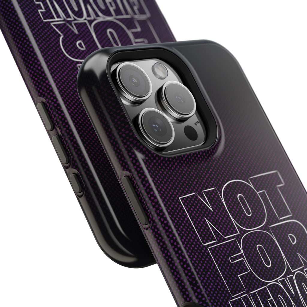 "NOT FOR EVERYONE" Bold Type MagSafe iPhone Case
