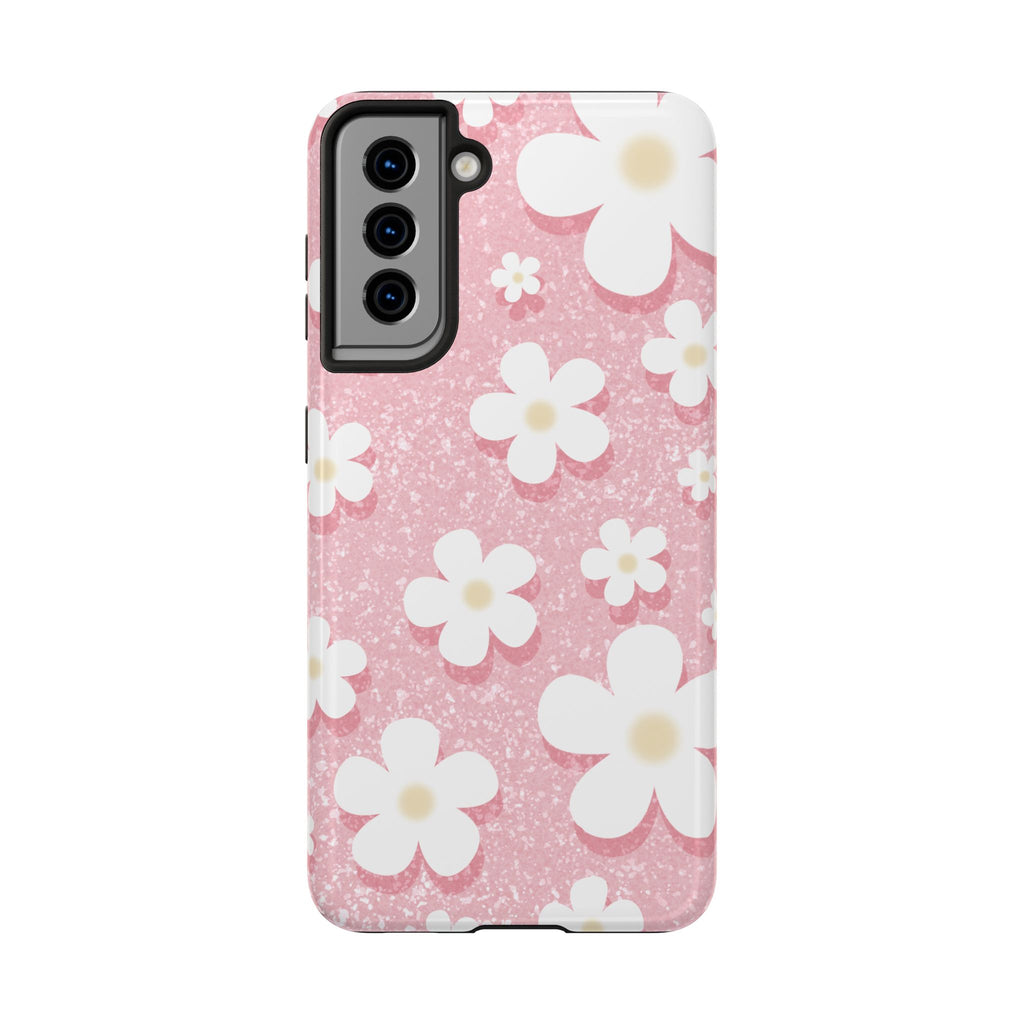 Daisy Daydream – Blush Pink Tough Samsung Case